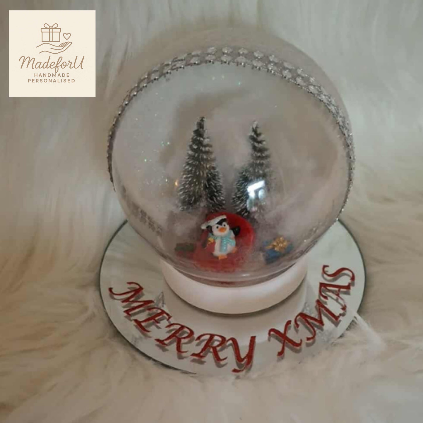 Festive Light Up Globe