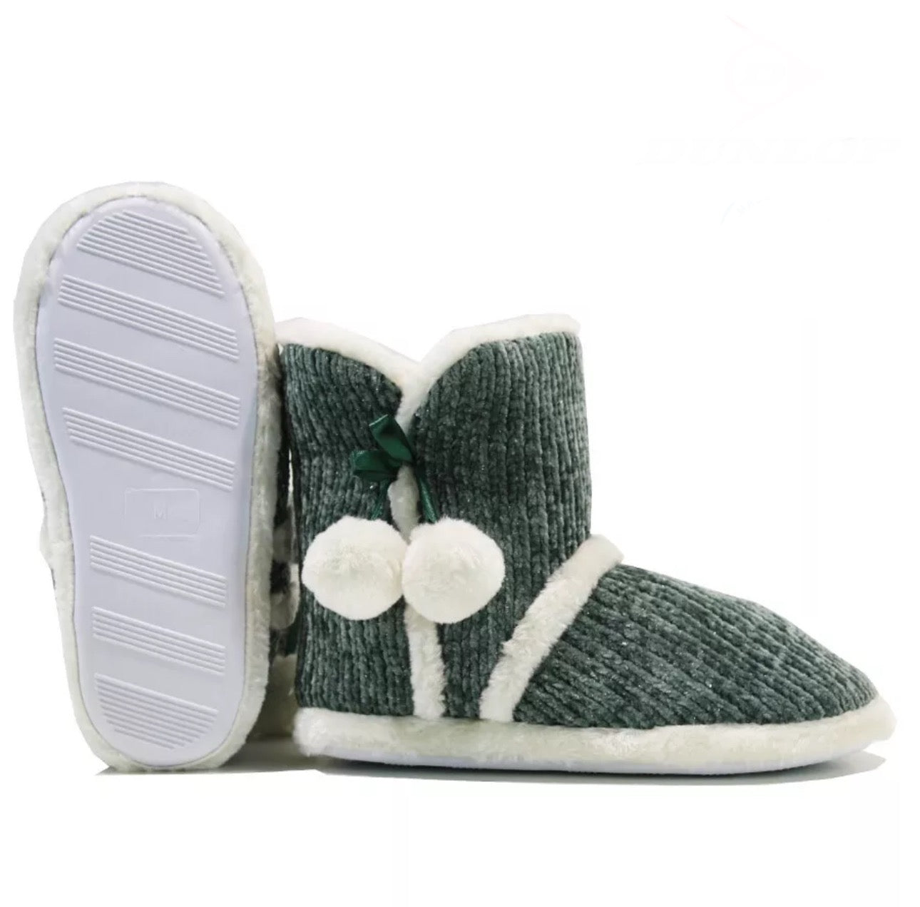 Ladies Plush Slipper Boots