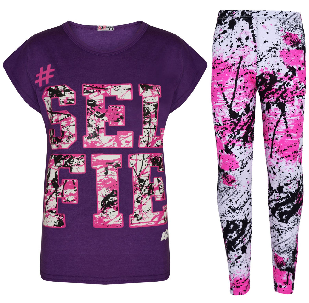 #Selfie T-Shirt & Leggings Set