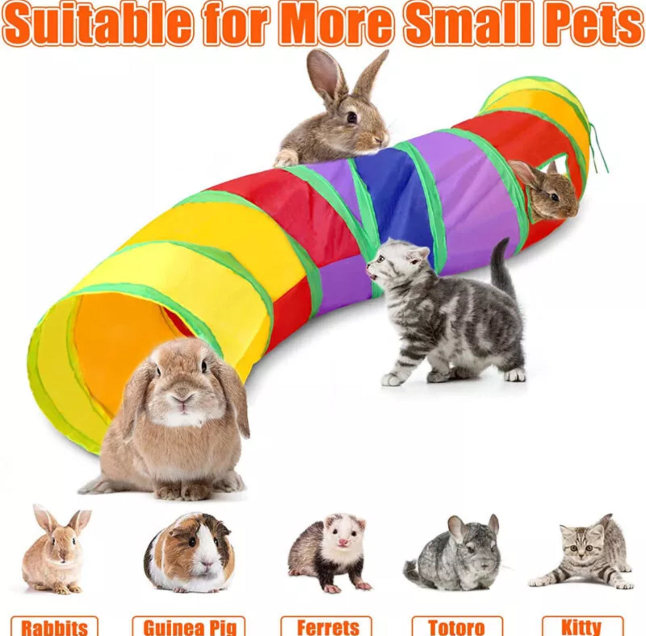 Small Pet Pop-Up Tunnel