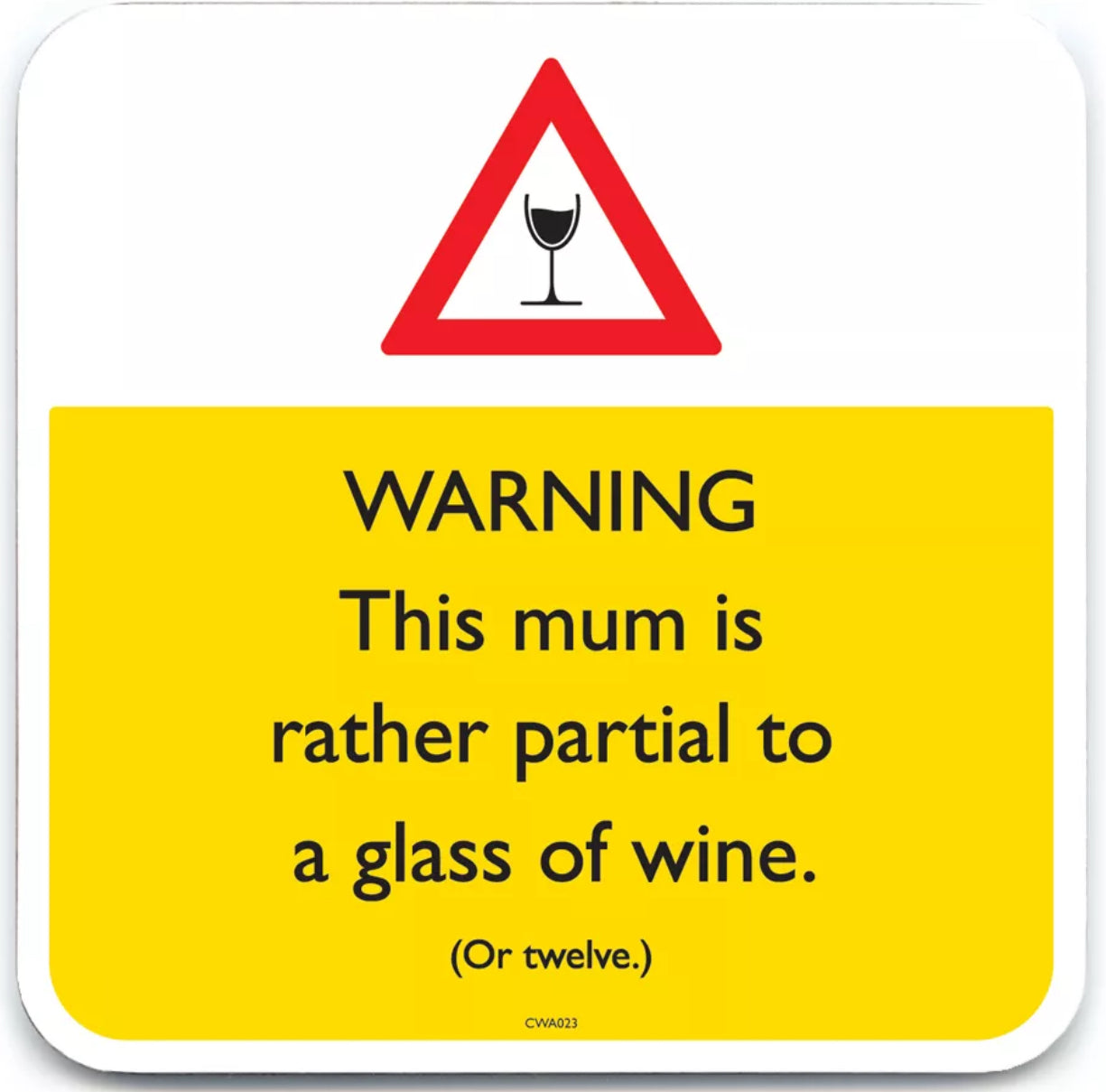 Funny Warning Drinks Coasters