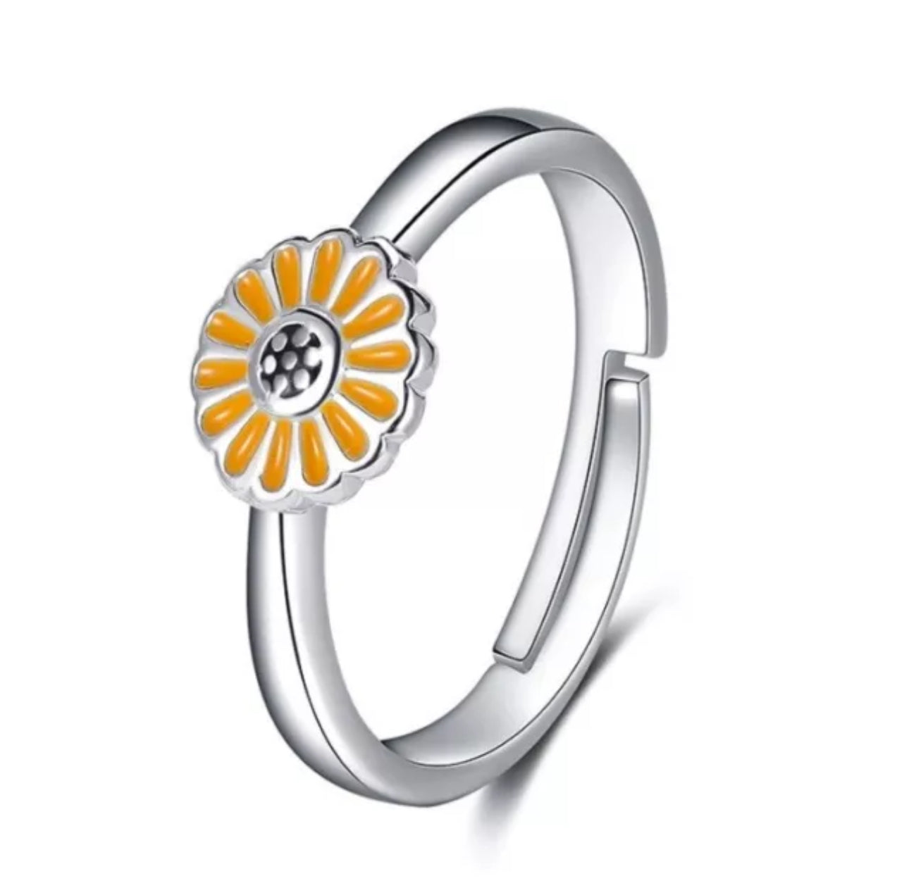 Sunflower & Daisy Boho Knuckle Rings