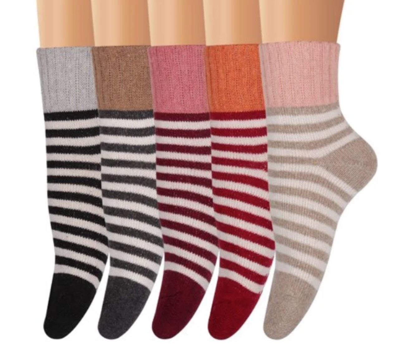 5 Pairs Ladies Thermal Socks