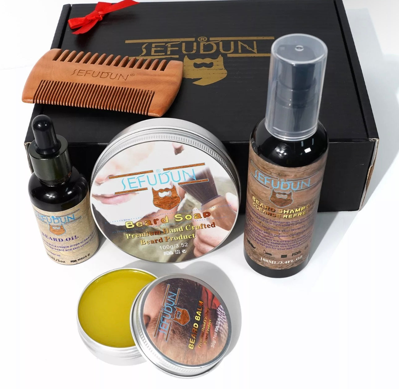 9pc Beard Grooming Kit