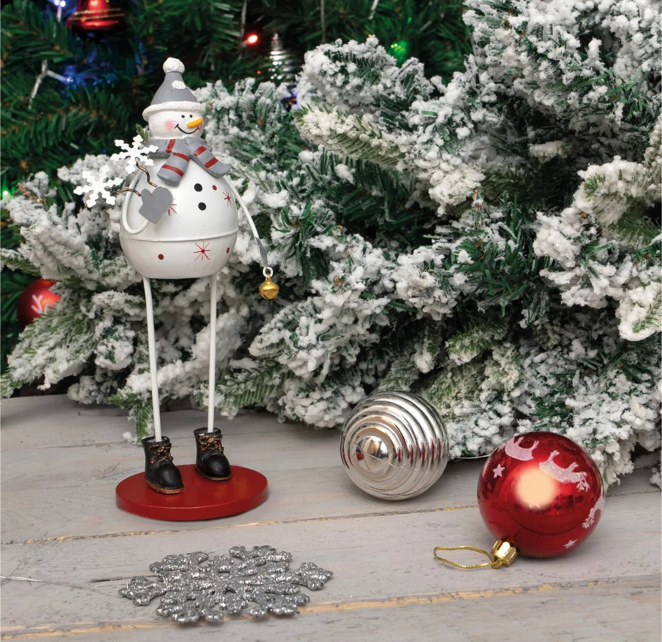 Festive Metal Statues