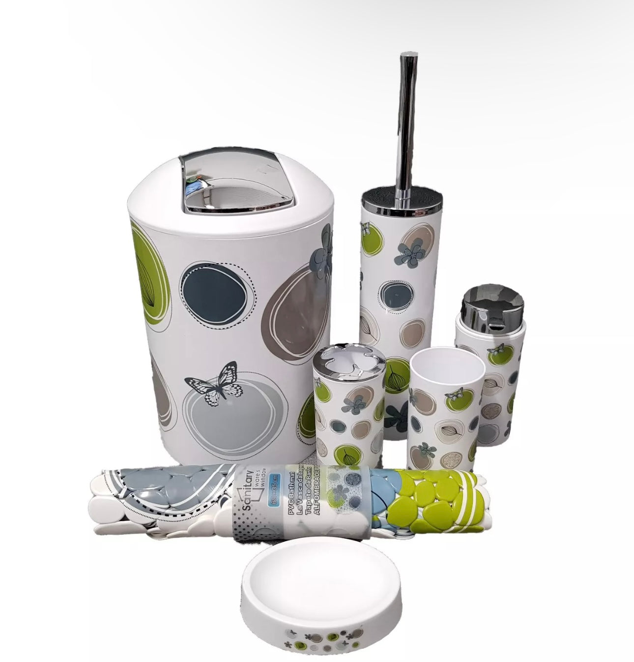 7pc Bathroom Accessory Set