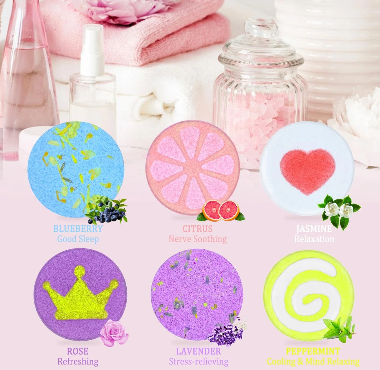 Pack of 12 Luxury Shower Steamers