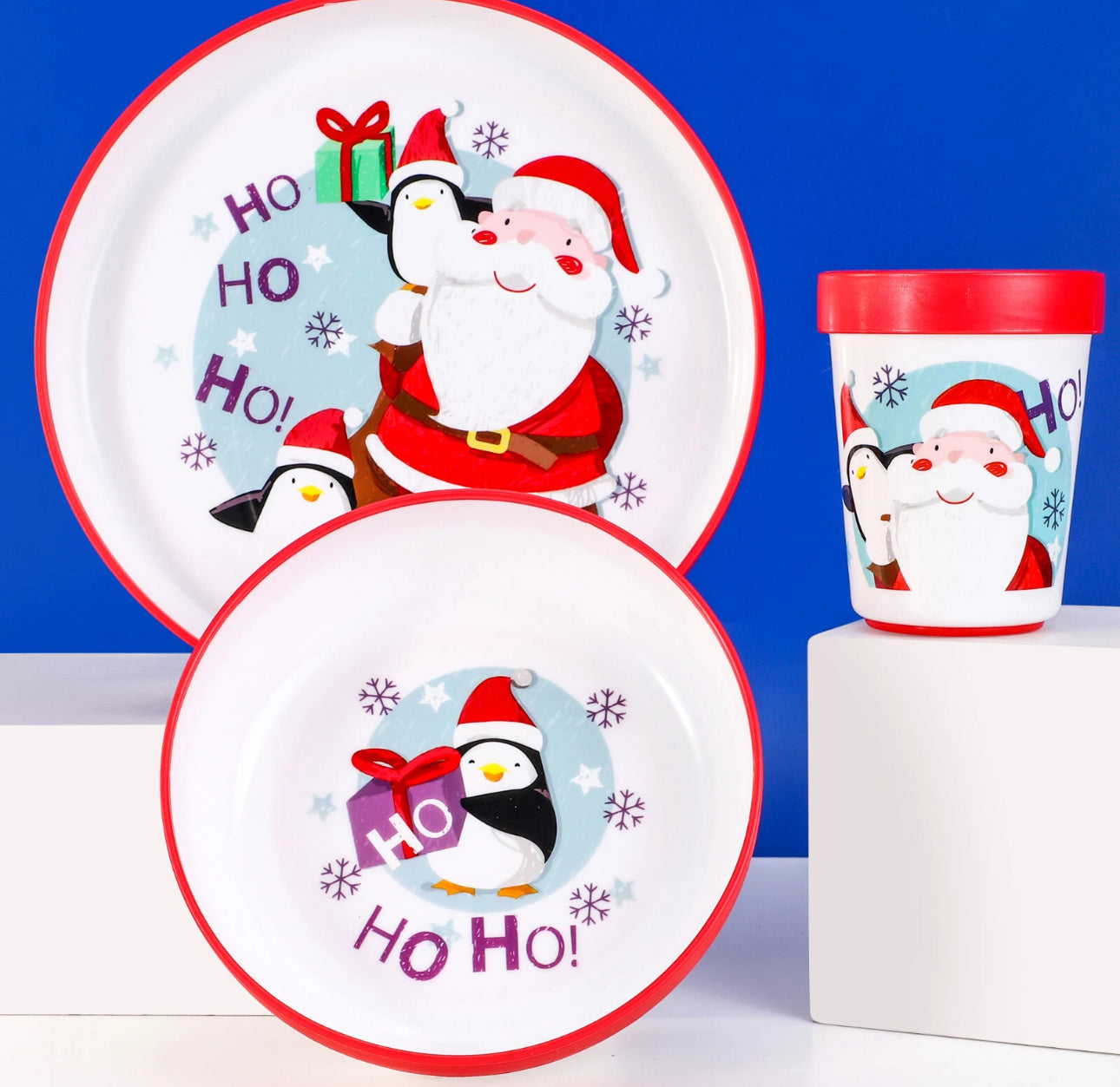 6pcs Christmas Toddler Dinnerware Set