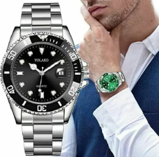 Men’s Classic Stainless Steel Wrist Watch