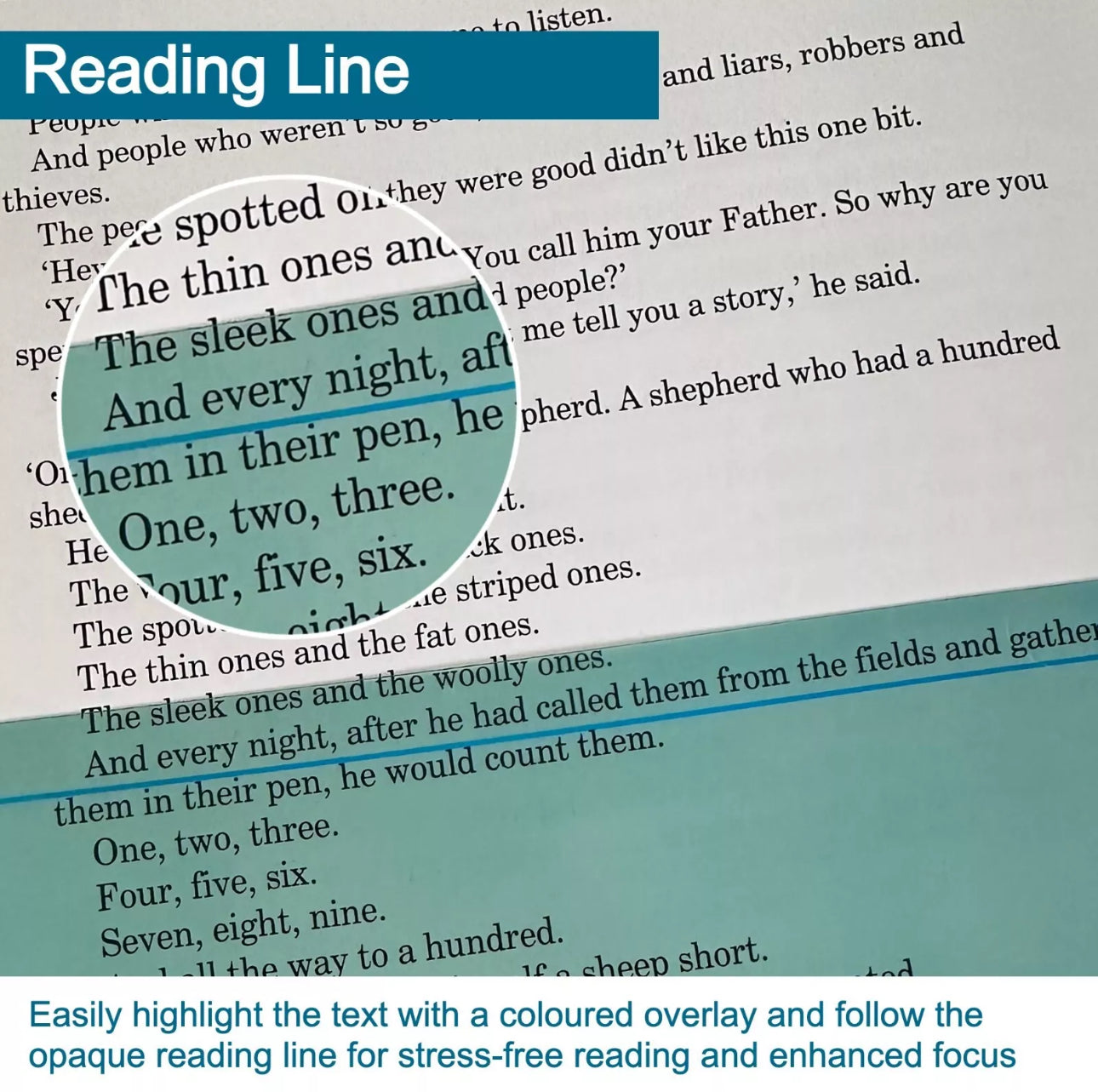 8pc Coloured Overlays For Dyslexia Support