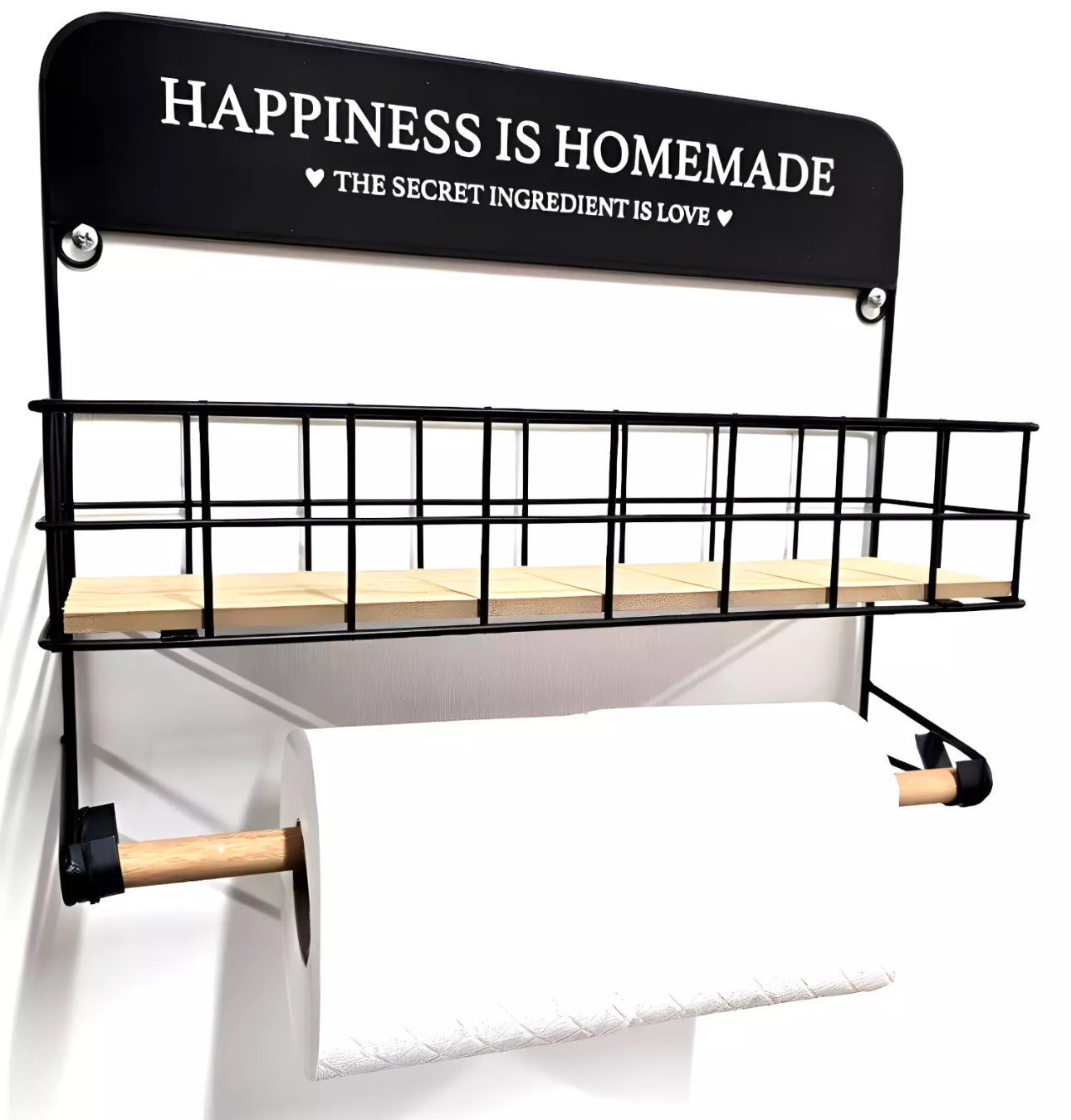 Spice Rack & Paper Towel Holder