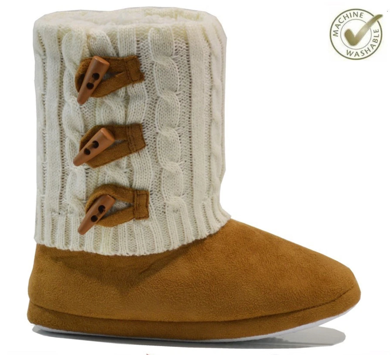 Ladies Memory Foam Slipper Boots