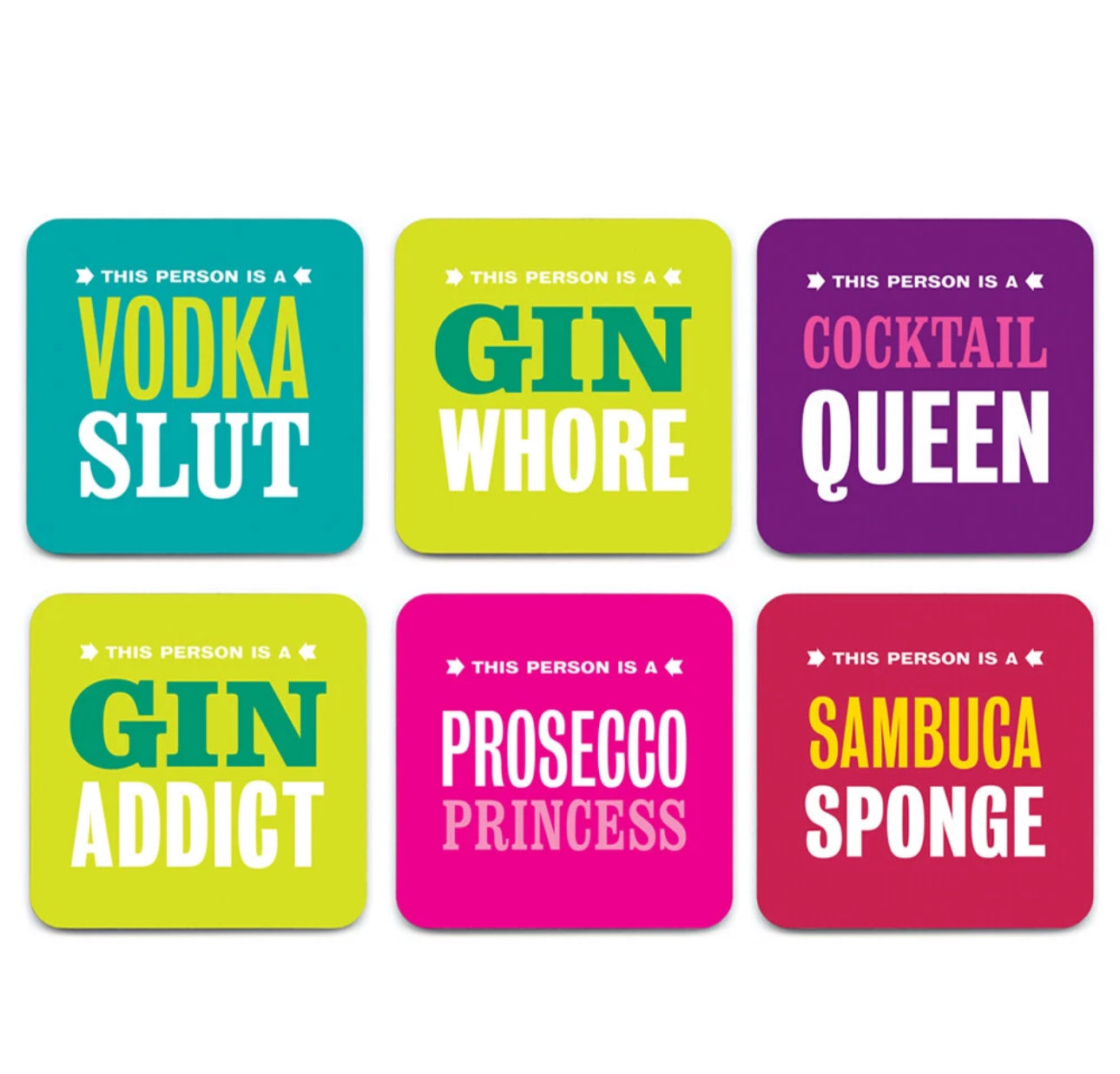 Cheeky Drinks Coasters