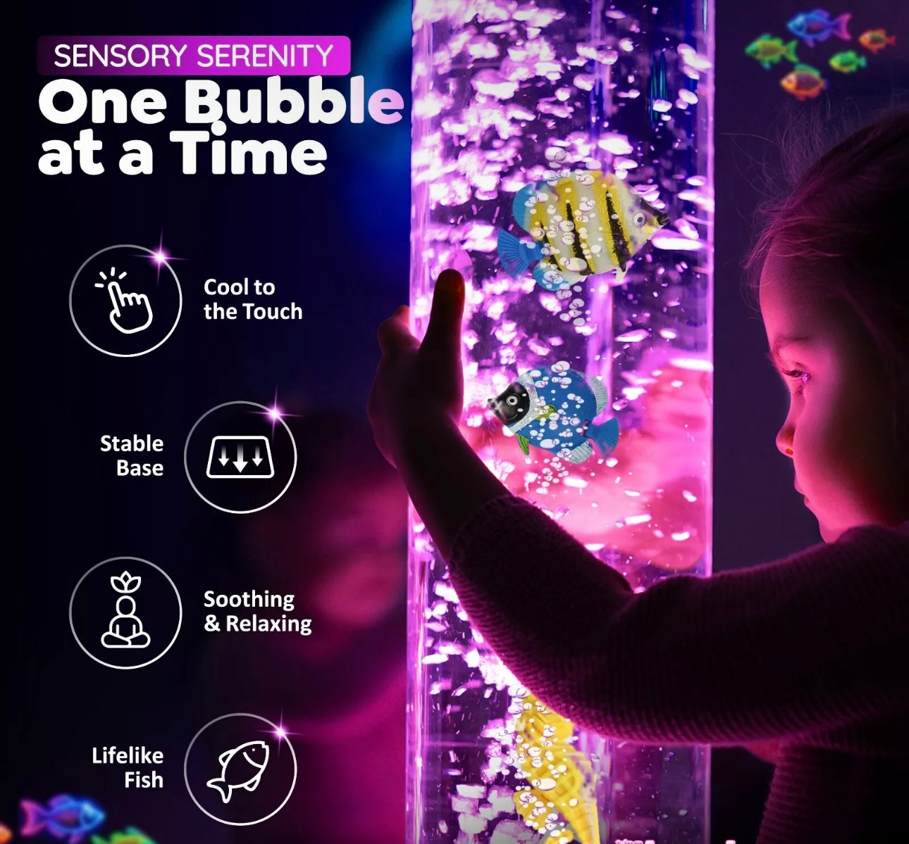 LED Bubble Sensory Lamp