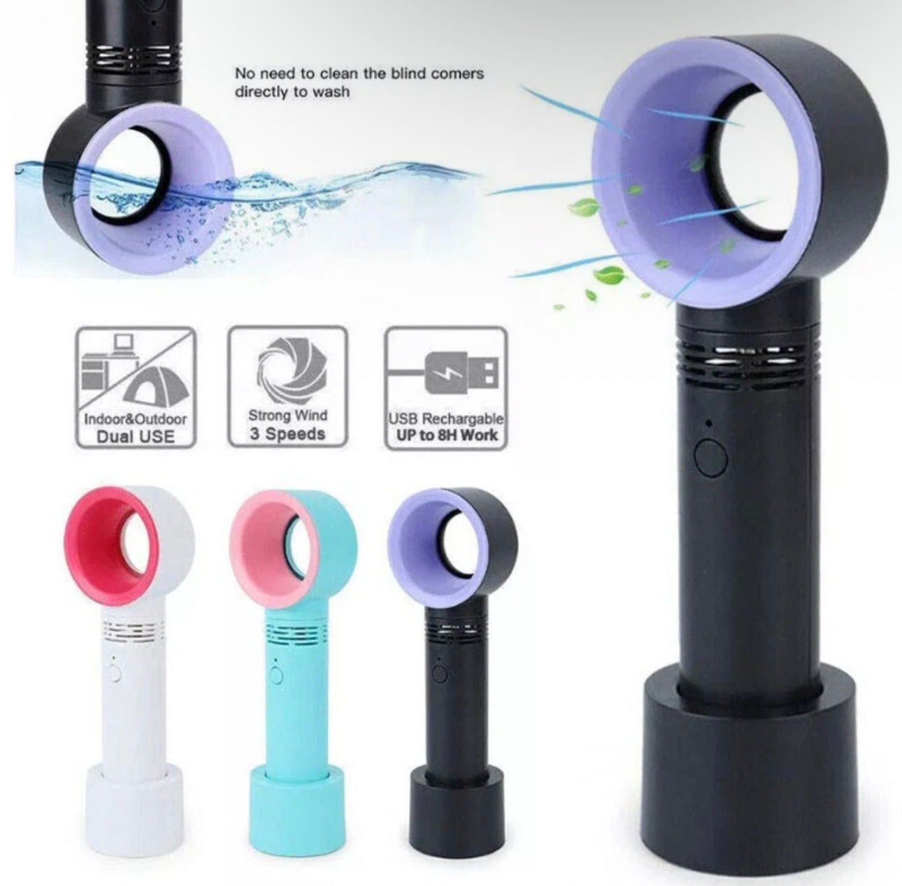 Mini Bladeless Hand Fan