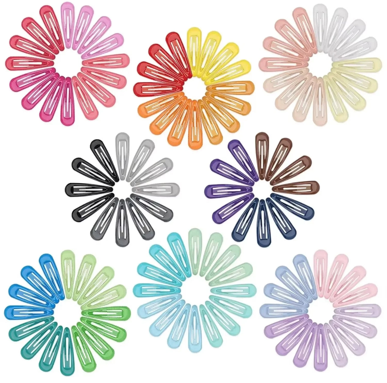 50pc Hair Slides