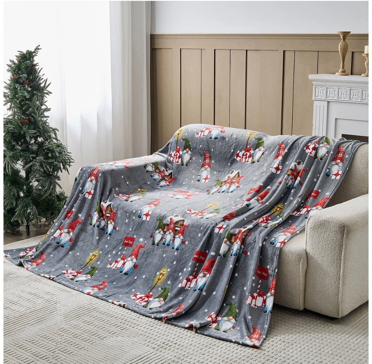Christmas Fleece Throw