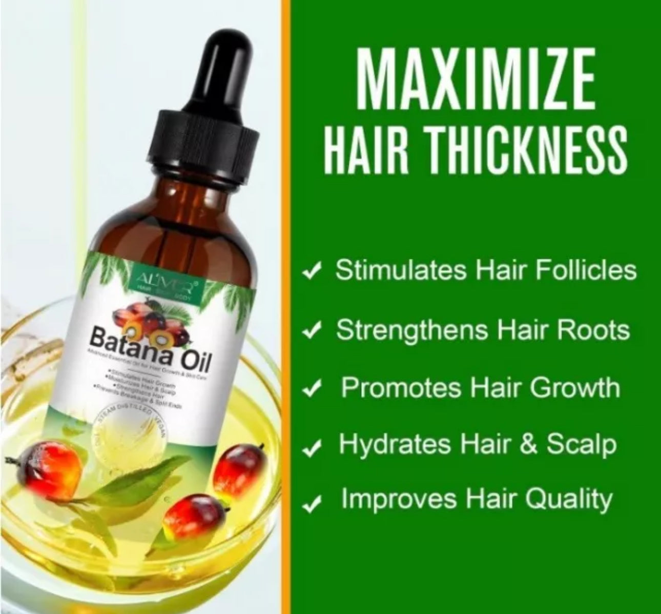 60ml Batana Oil Hair Growth Oil