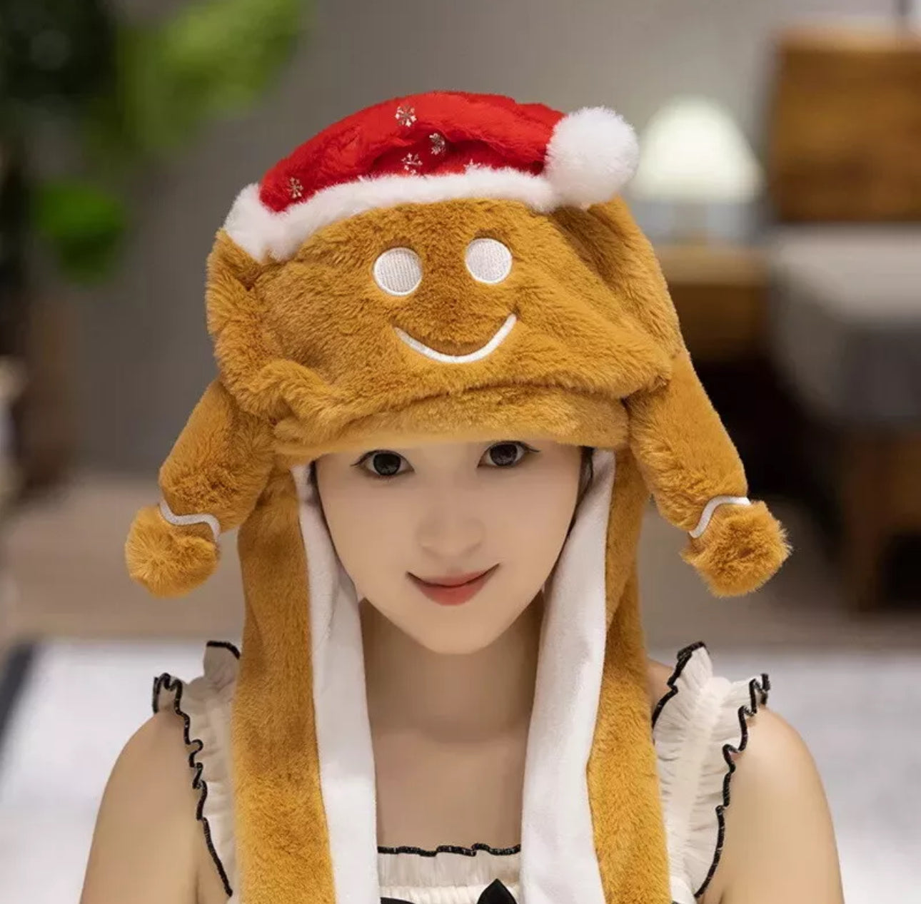 Plush Festive Moving Parts Hat