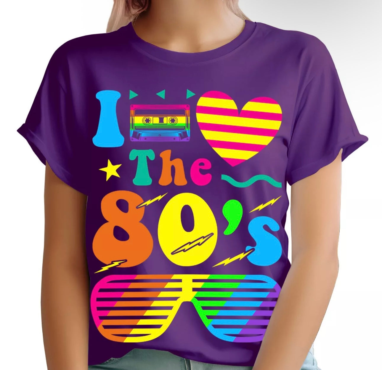 I ❤️ The 80s Ladies T-Shirt