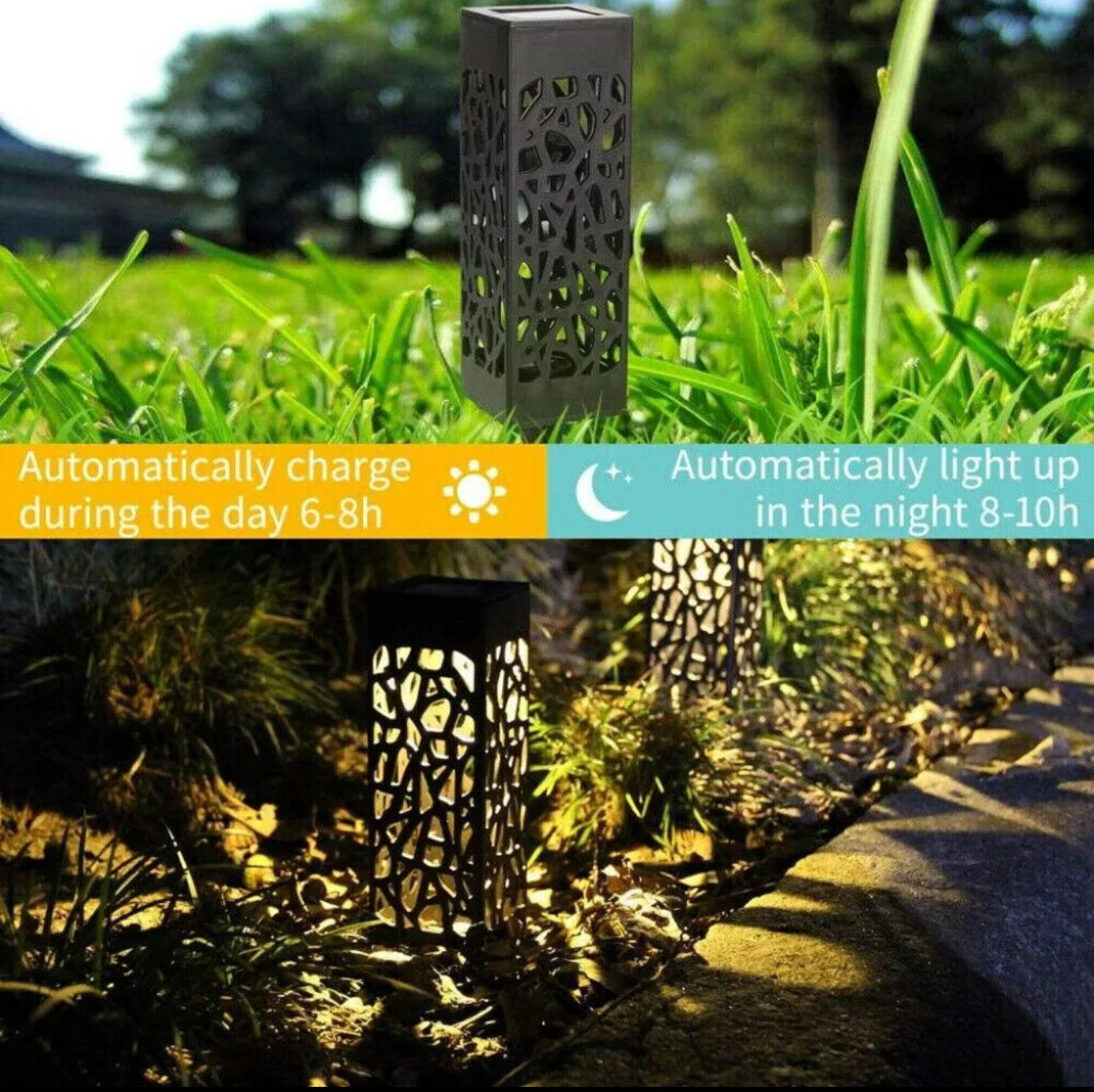 4pk LED Stake Lights