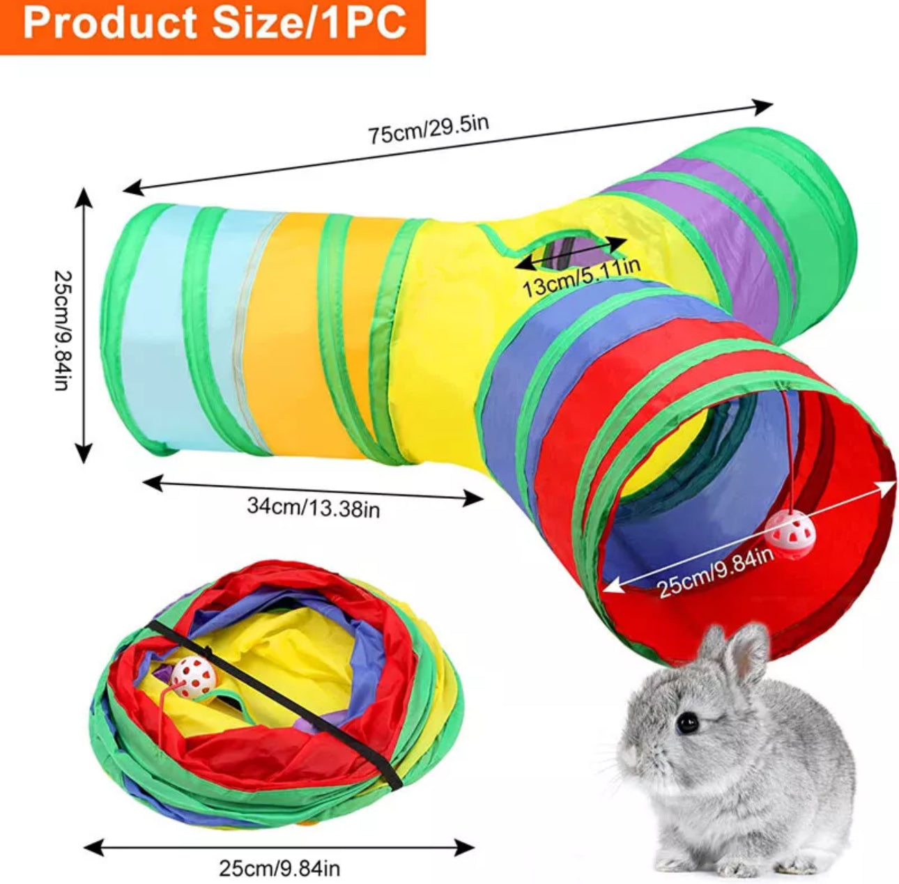 Small Pet Pop-Up Tunnel