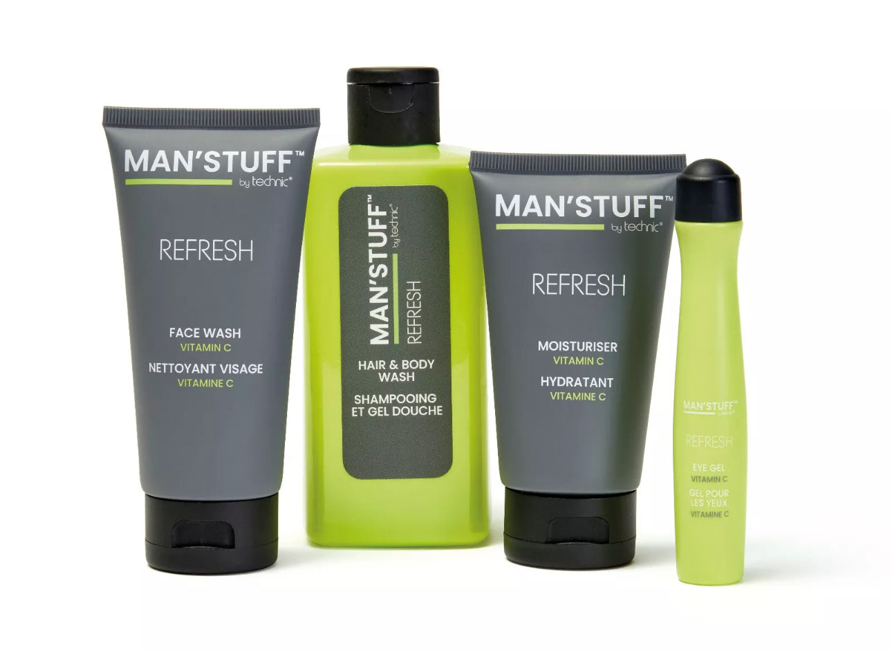 Man Stuff Refresh Toiletry Set