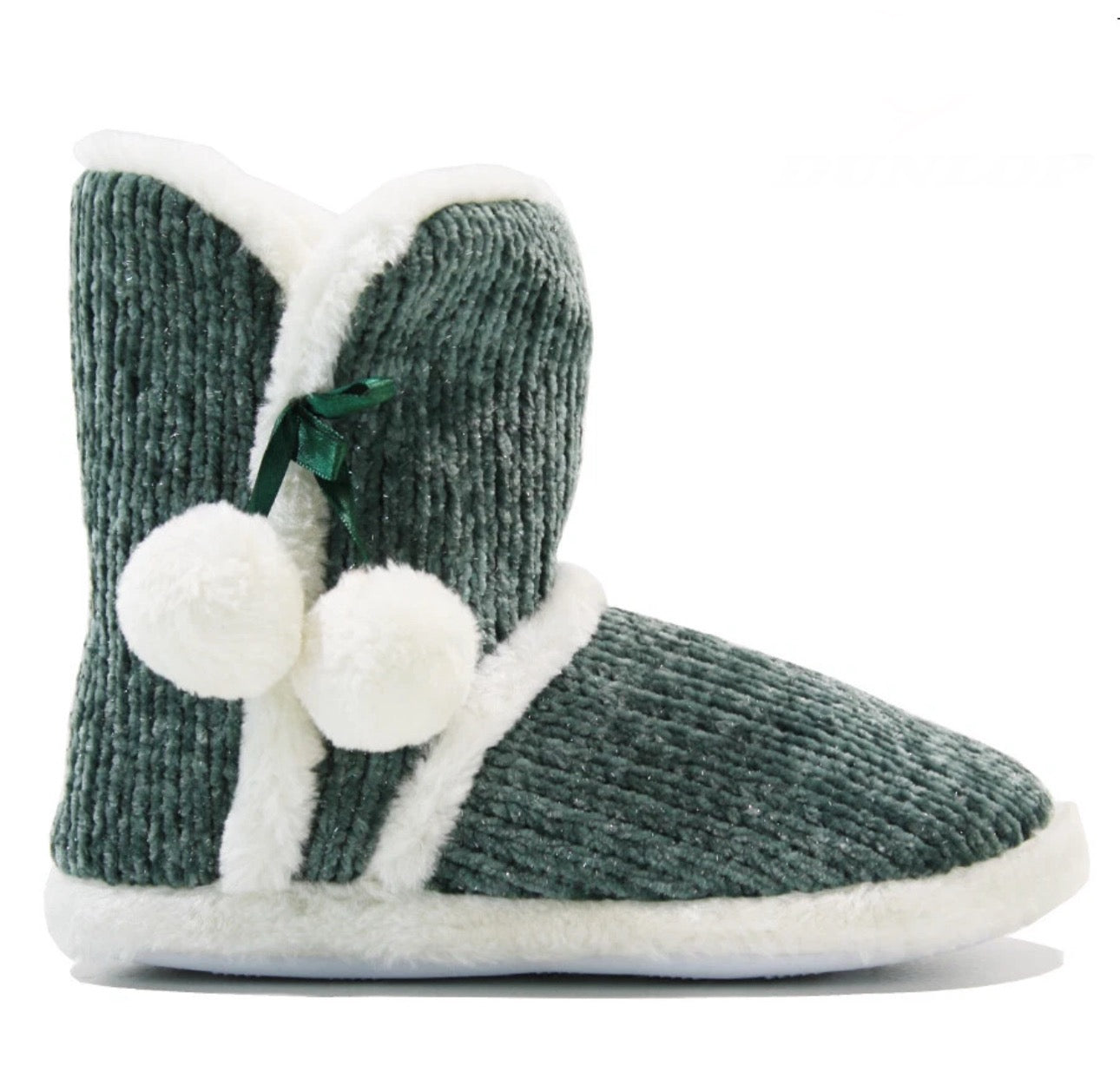 Ladies Plush Slipper Boots