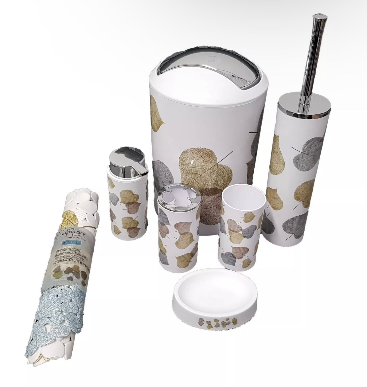7pc Bathroom Accessory Set