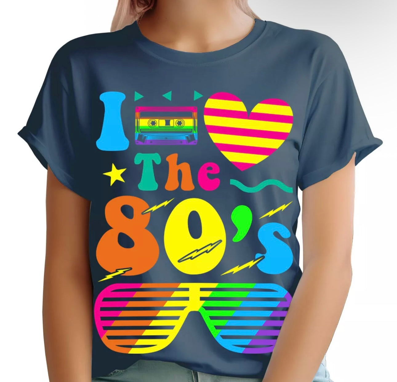 I ❤️ The 80s Ladies T-Shirt