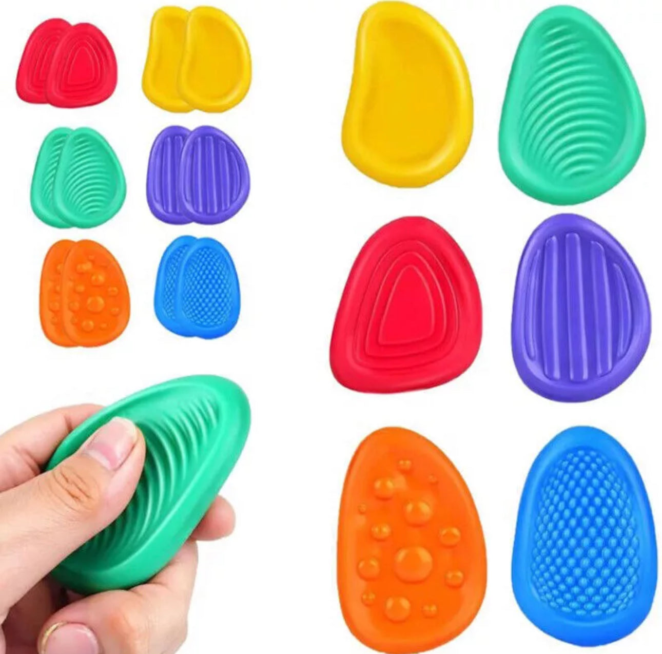 6pc Worry Stones