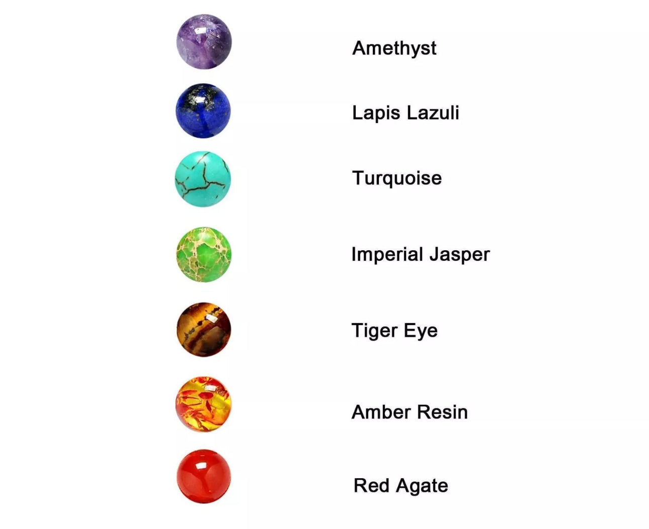 7 Chakra Bead Bracelet