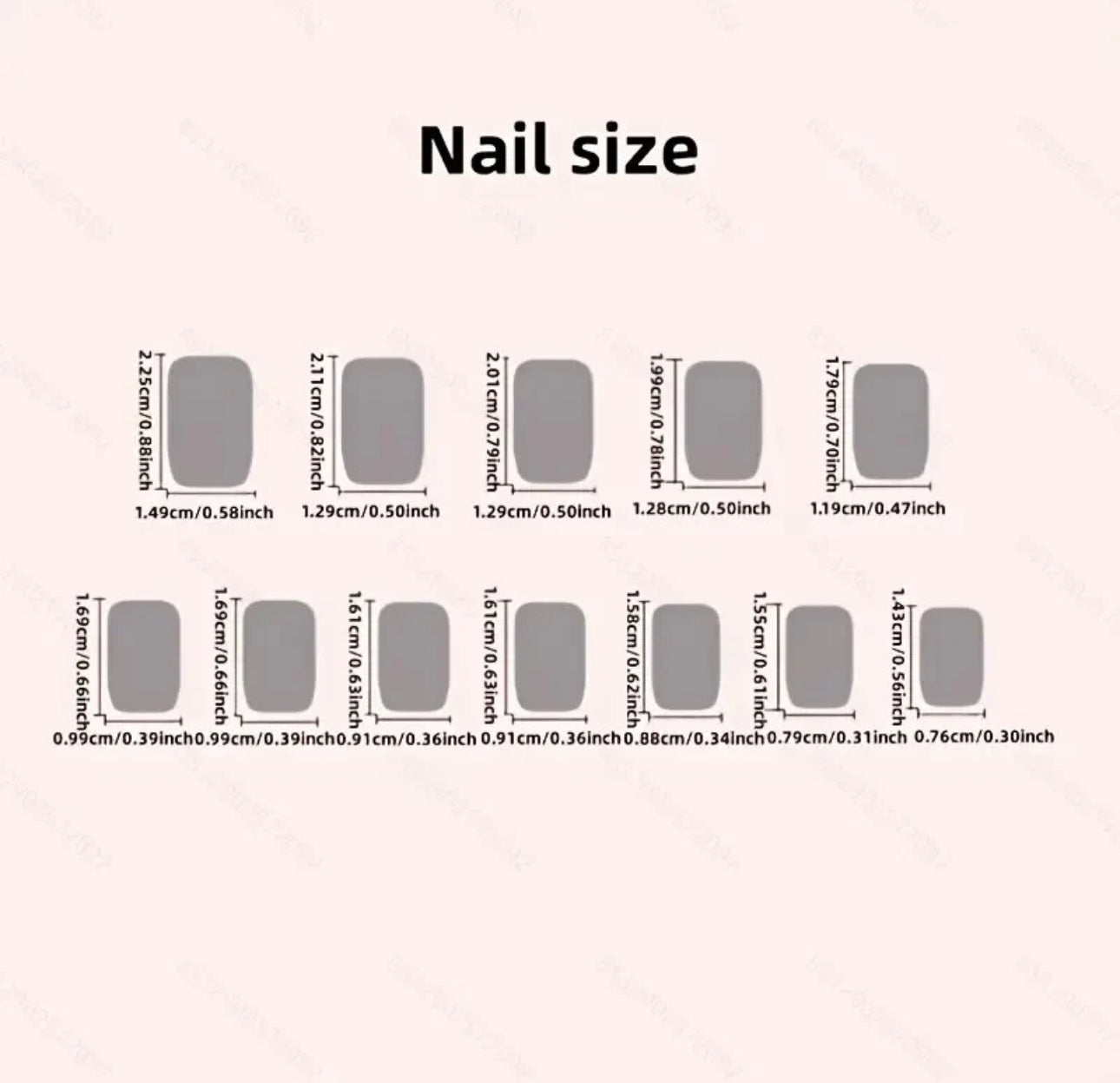 Medium Squared White & Silver Glittery False Nails 24pc