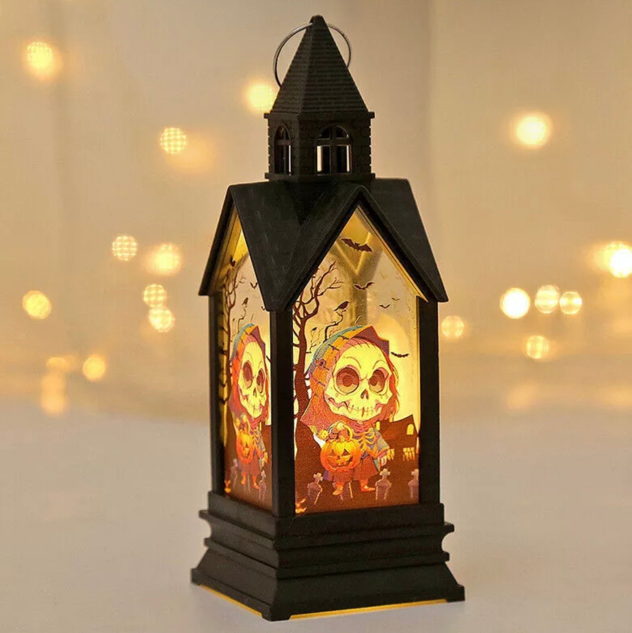 4x LED Halloween Lanterns