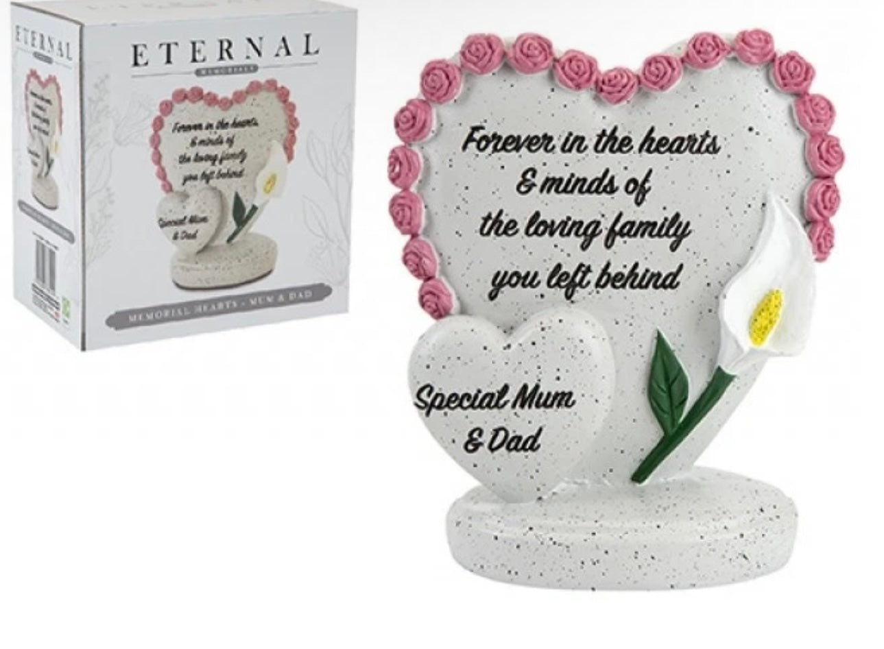 Double Heart Memorial Tribute