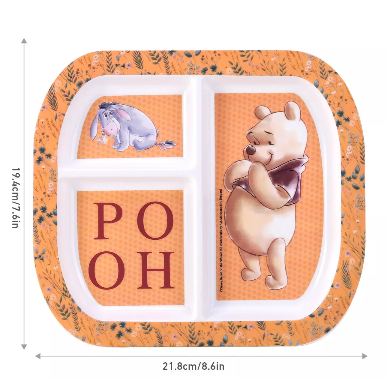 Cute Bear Sectioned Plate