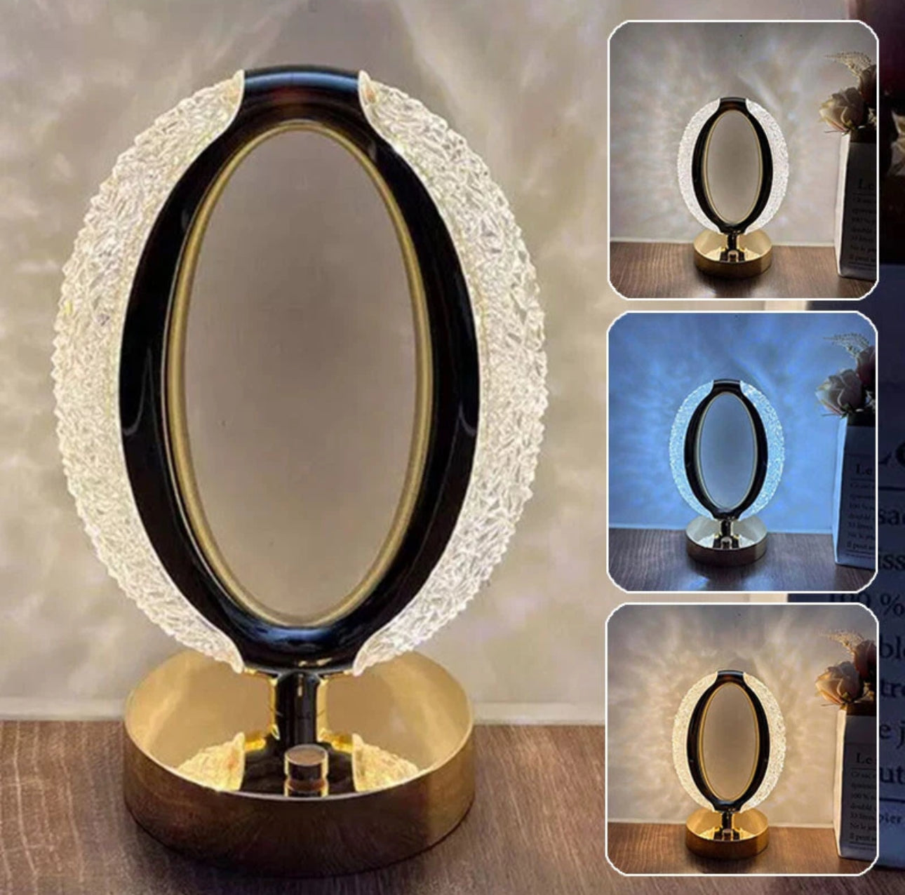 Elegant Crystal Table Lamp