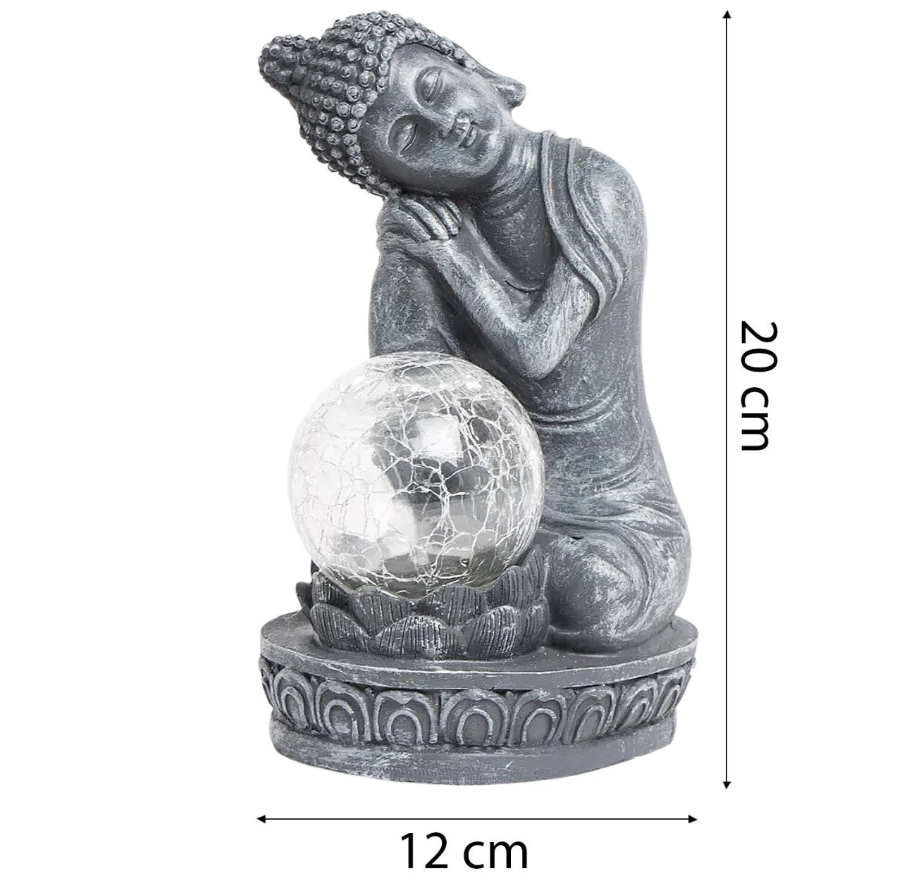 Solar Powered Buddha Statue