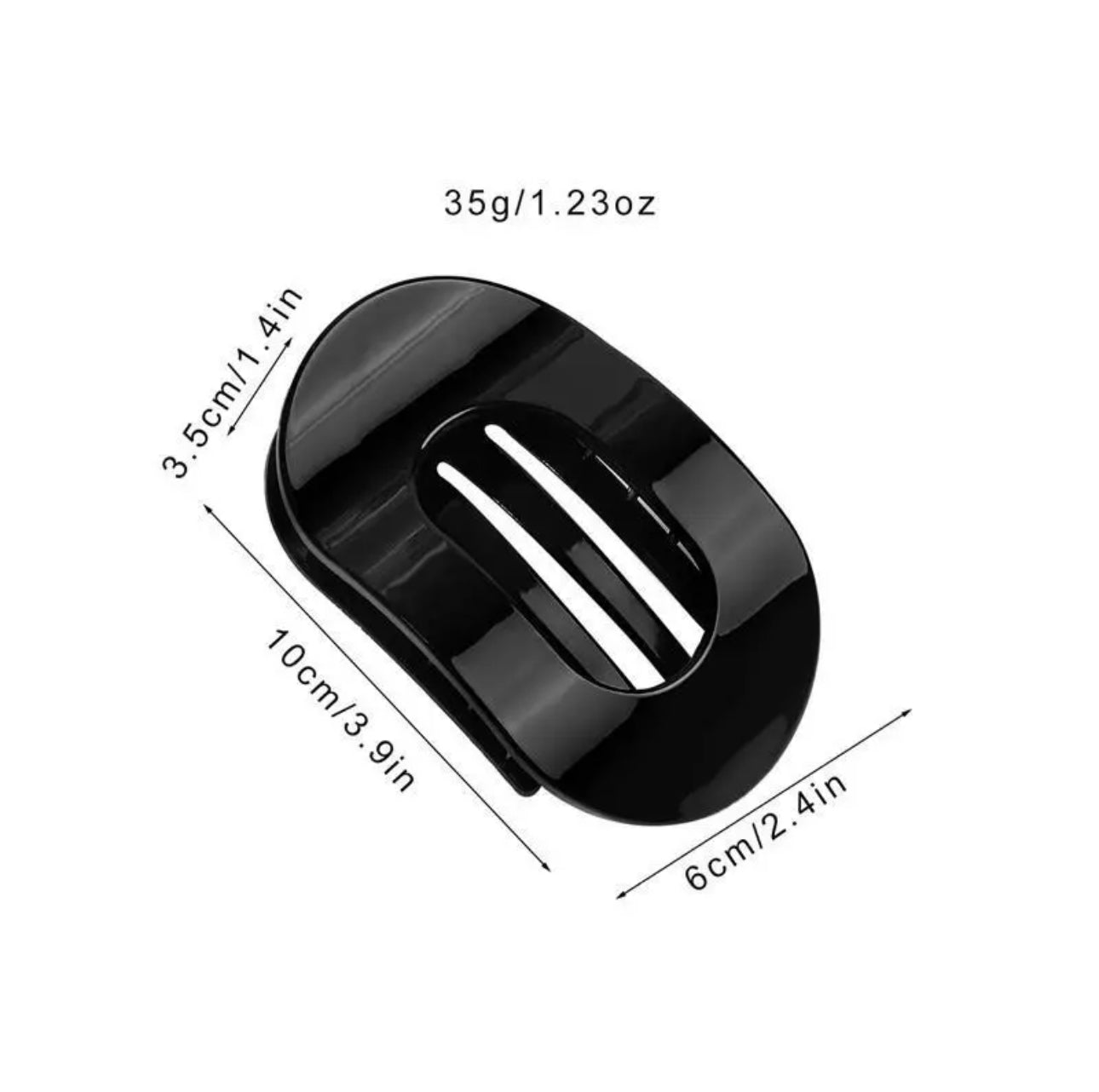 4pcs Flat Claw Clips