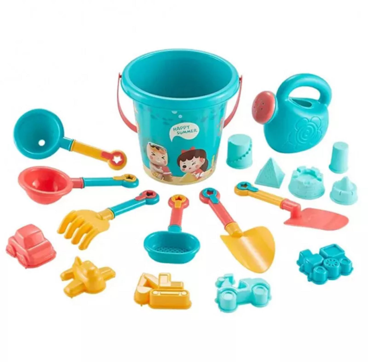 18pcs Seaside Play Set
