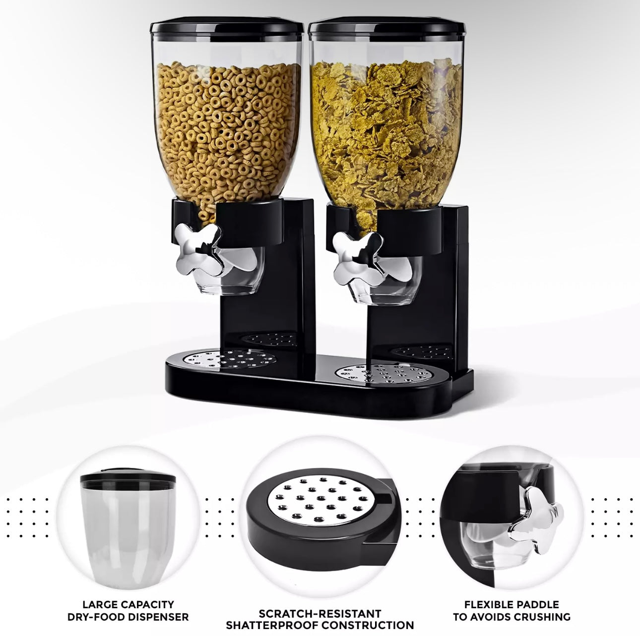 Double Cereal Dispenser