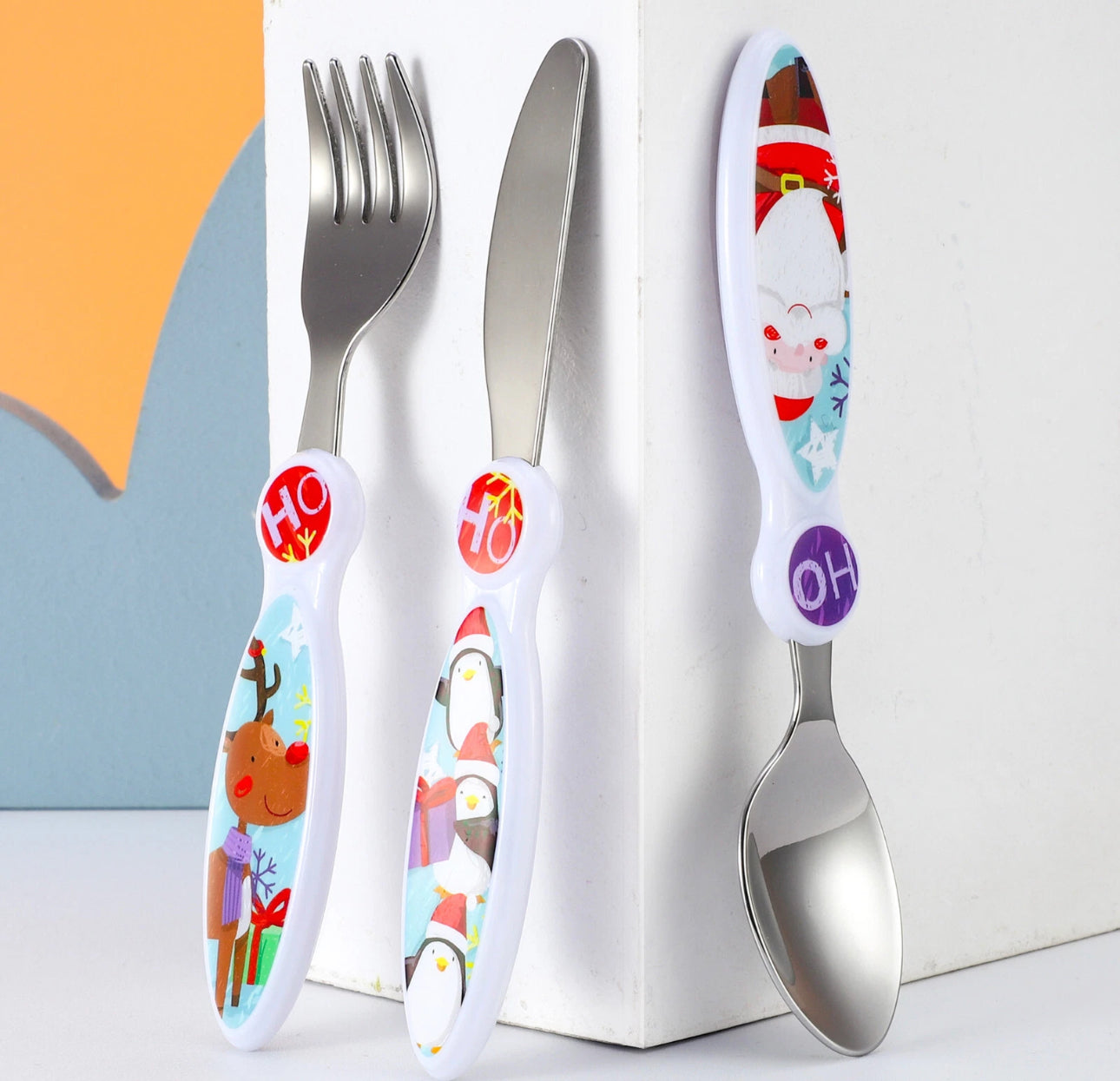 6pcs Christmas Toddler Dinnerware Set