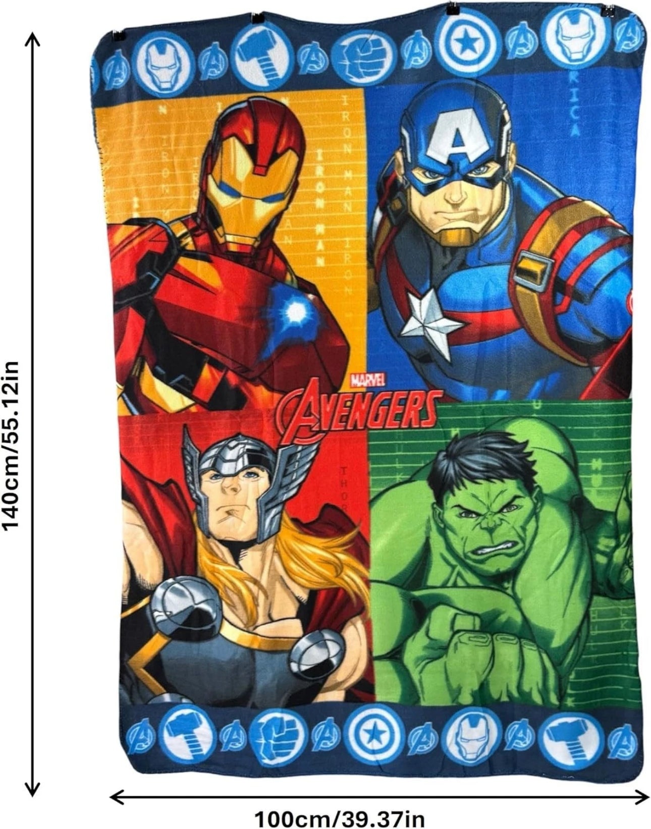 Superhero Fleece Blanket
