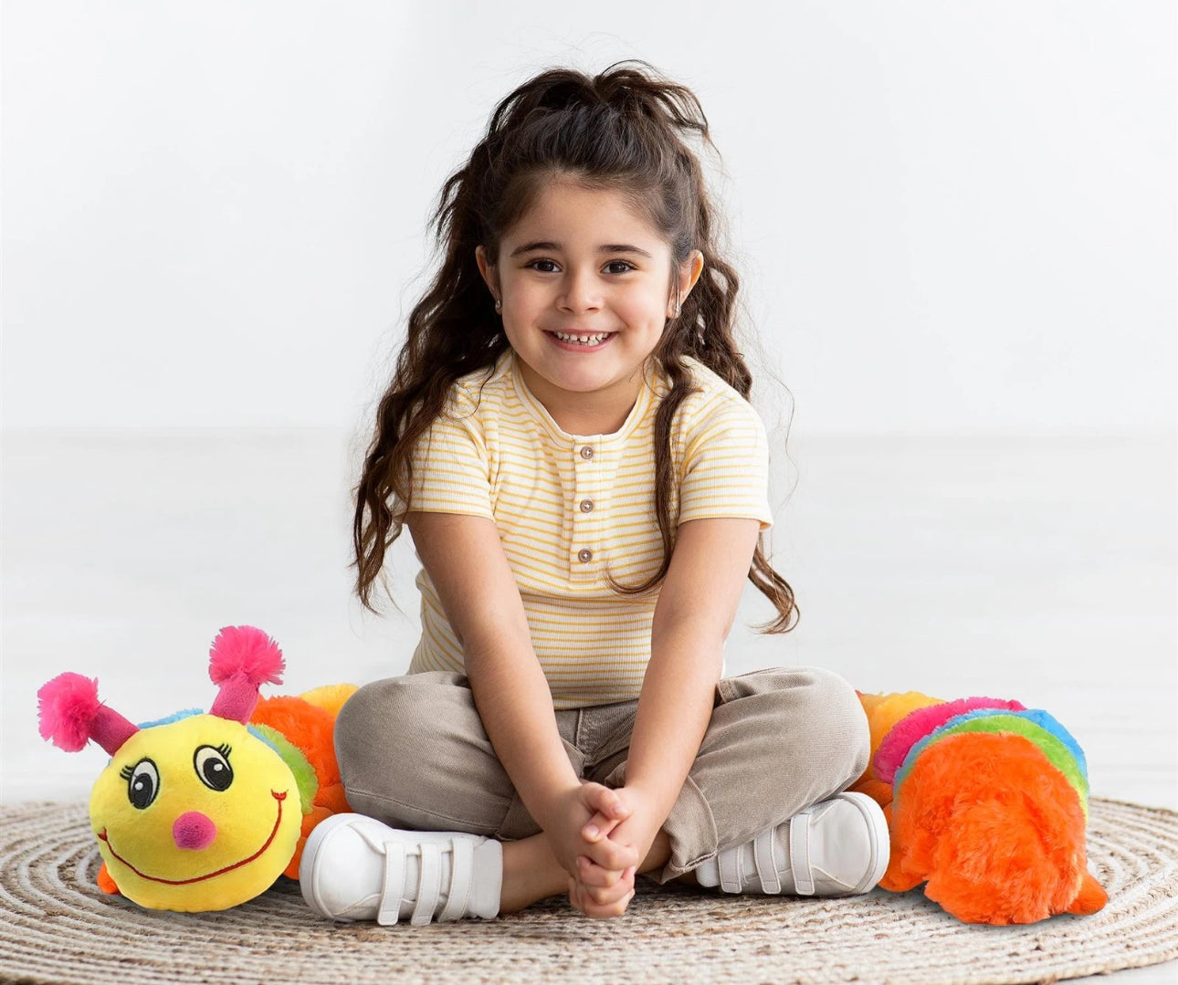 Plush Caterpillar Toy Pillow