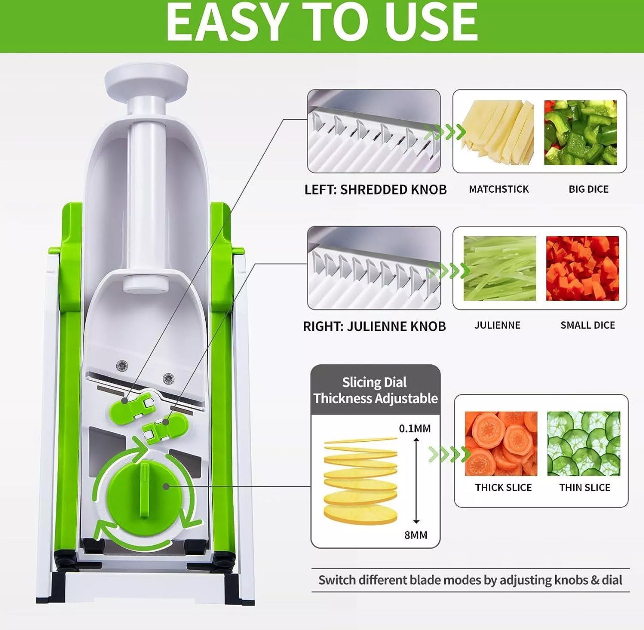 5 in 1 Multi Functional Chopping Tool
