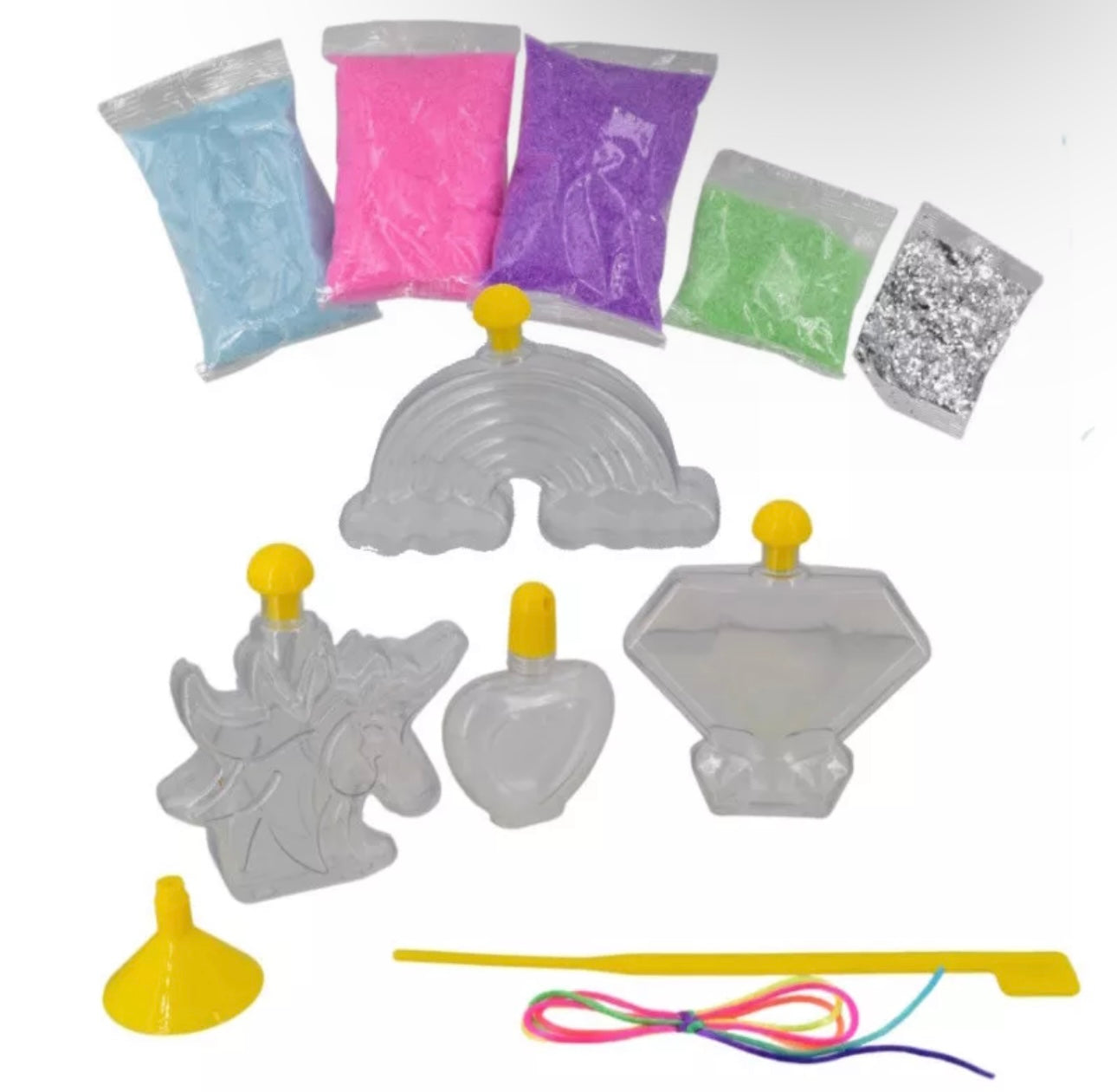 Magical Glitter & Glow Sand Art