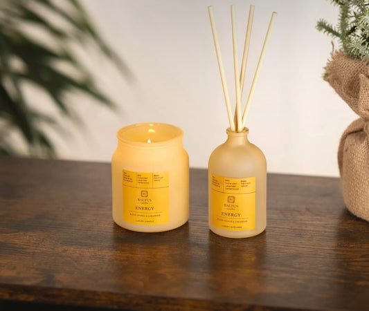 Blood Orange Candle & Diffuser Set