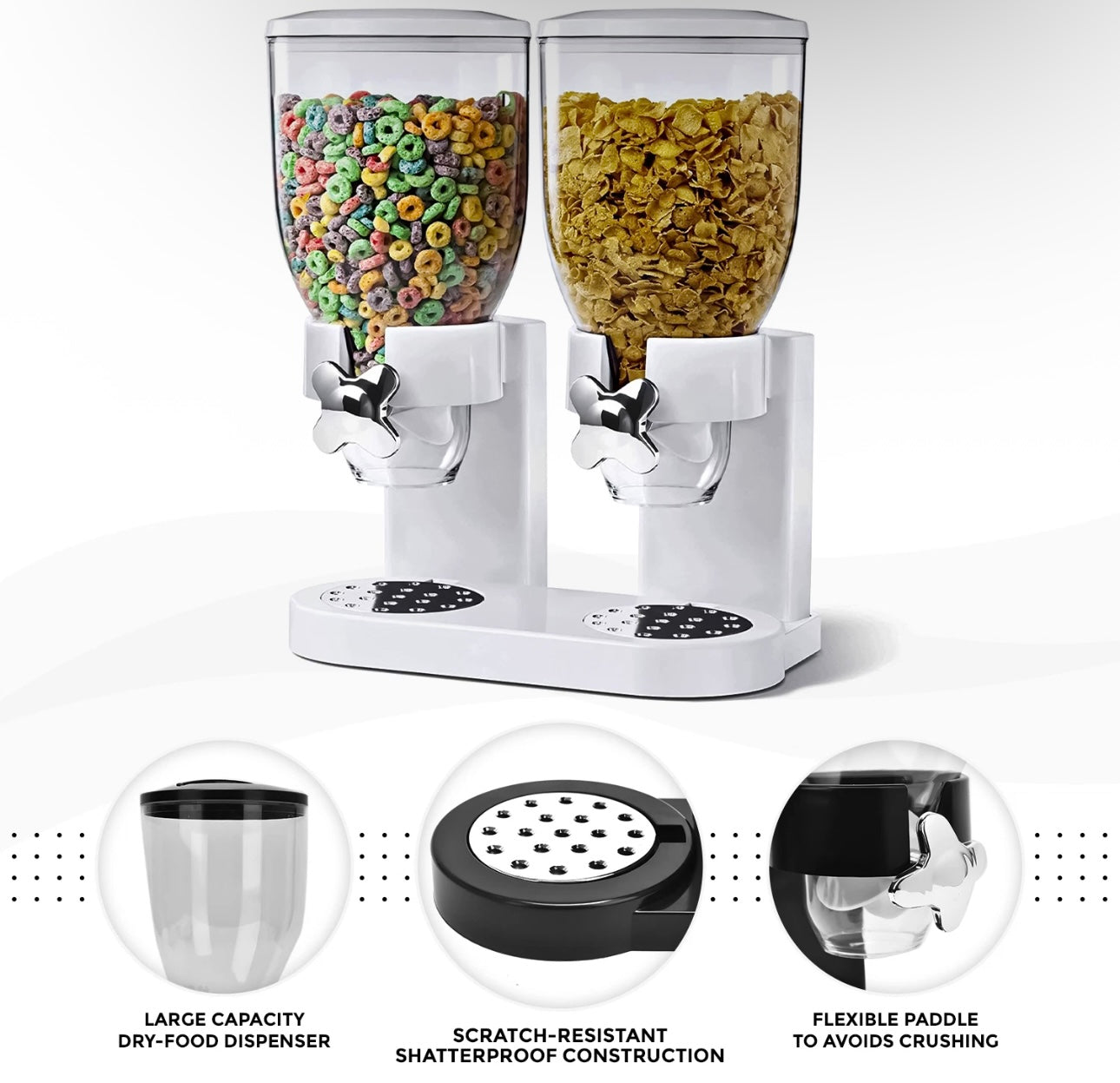 Double Cereal Dispenser