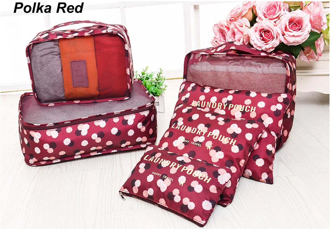 6pcs Travel Laundry Organisers
