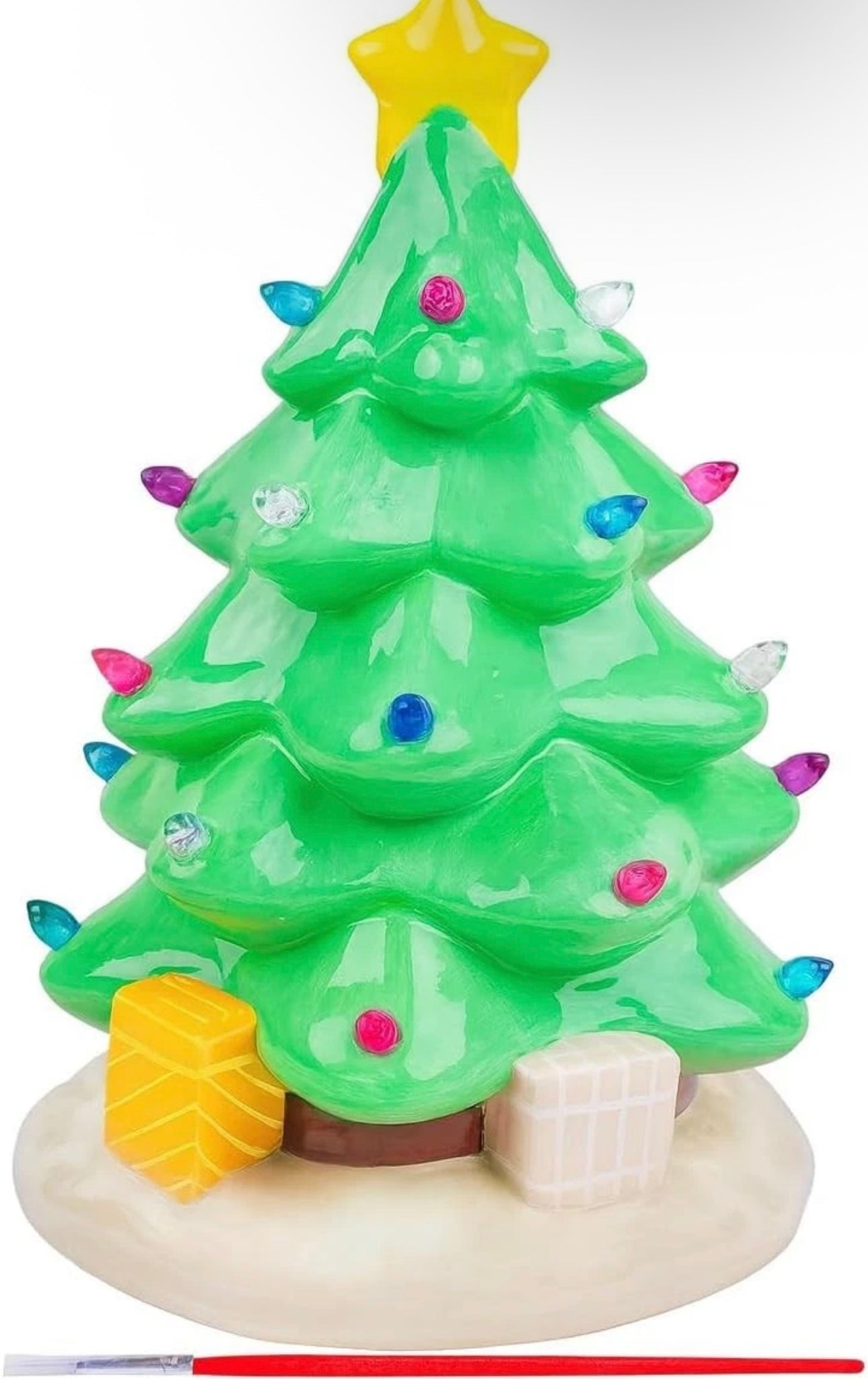 Paint Your Own Light Up Christmas Tree